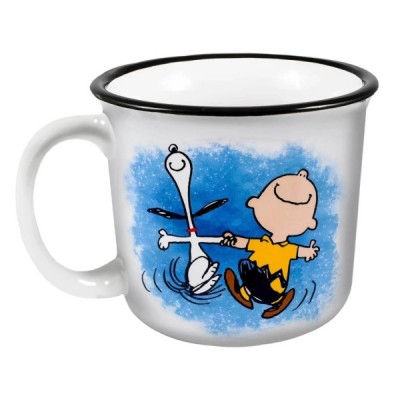 Tasse de camping Charlie Brown et Snoopy de 14oz des Peanuts